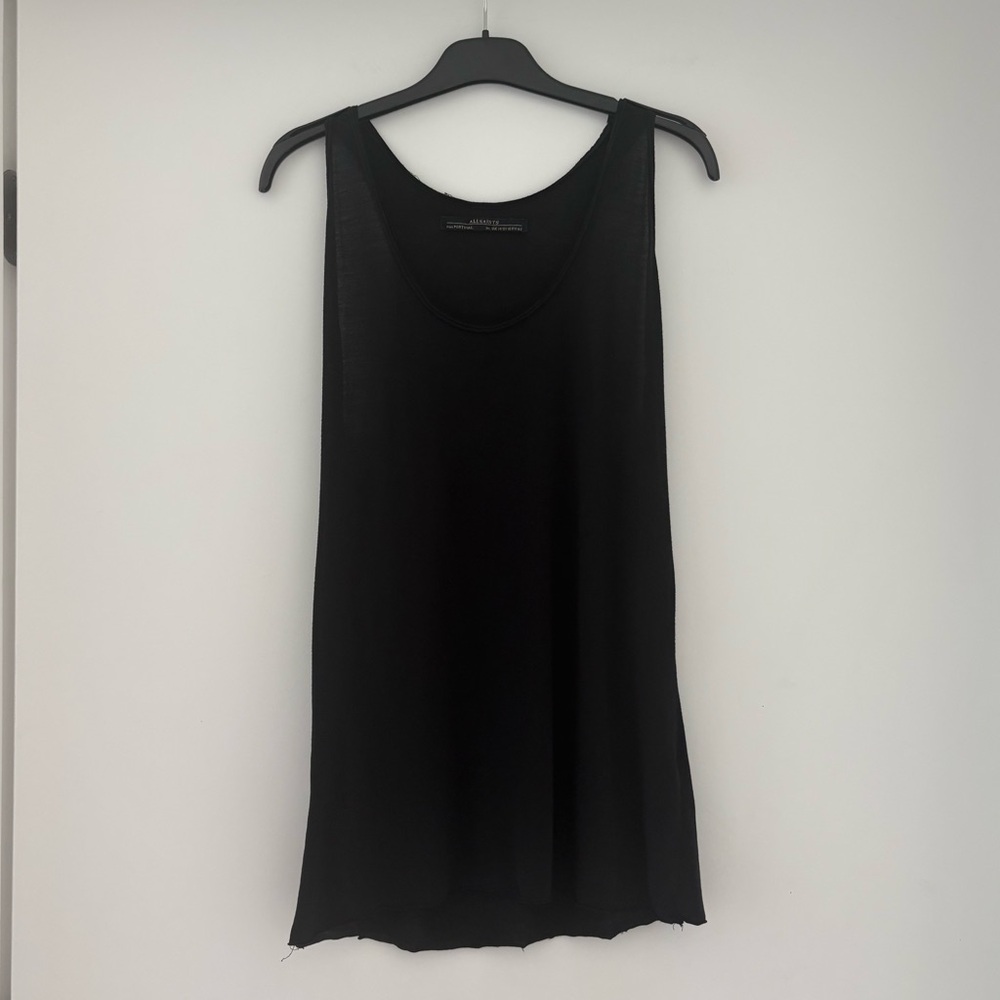 All Saints Tank | Scoop Neck | Racerback | Lightweight | Black | Size 10